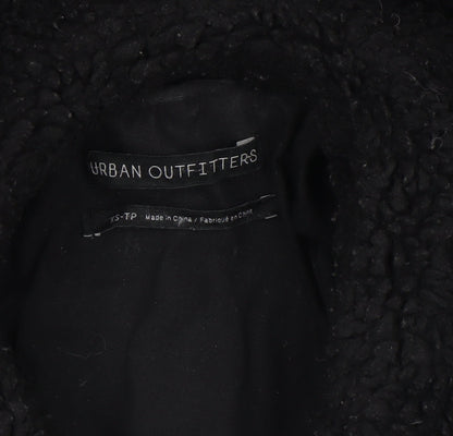 Womens UK Size XS Urban Outfitters Black Bomber Jacket