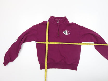 Womens UK Size S Champion Purple Pullover Sweatshirt