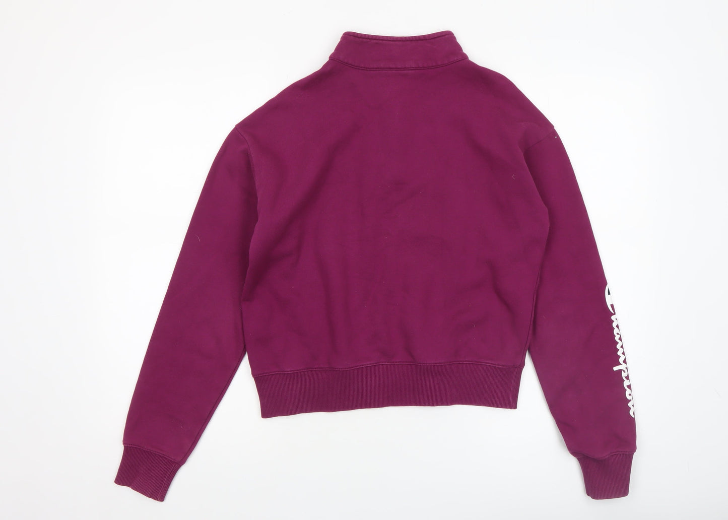 Womens UK Size S Champion Purple Pullover Sweatshirt
