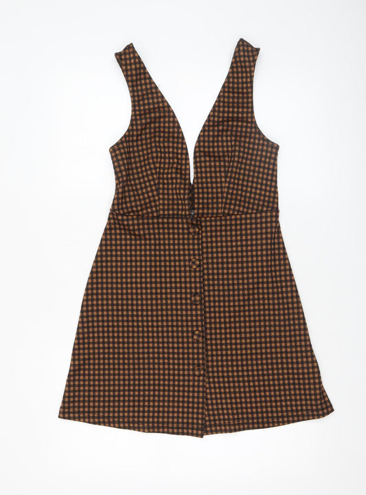 Womens UK Size 8 Primark Pinafore/Dungaree Dress