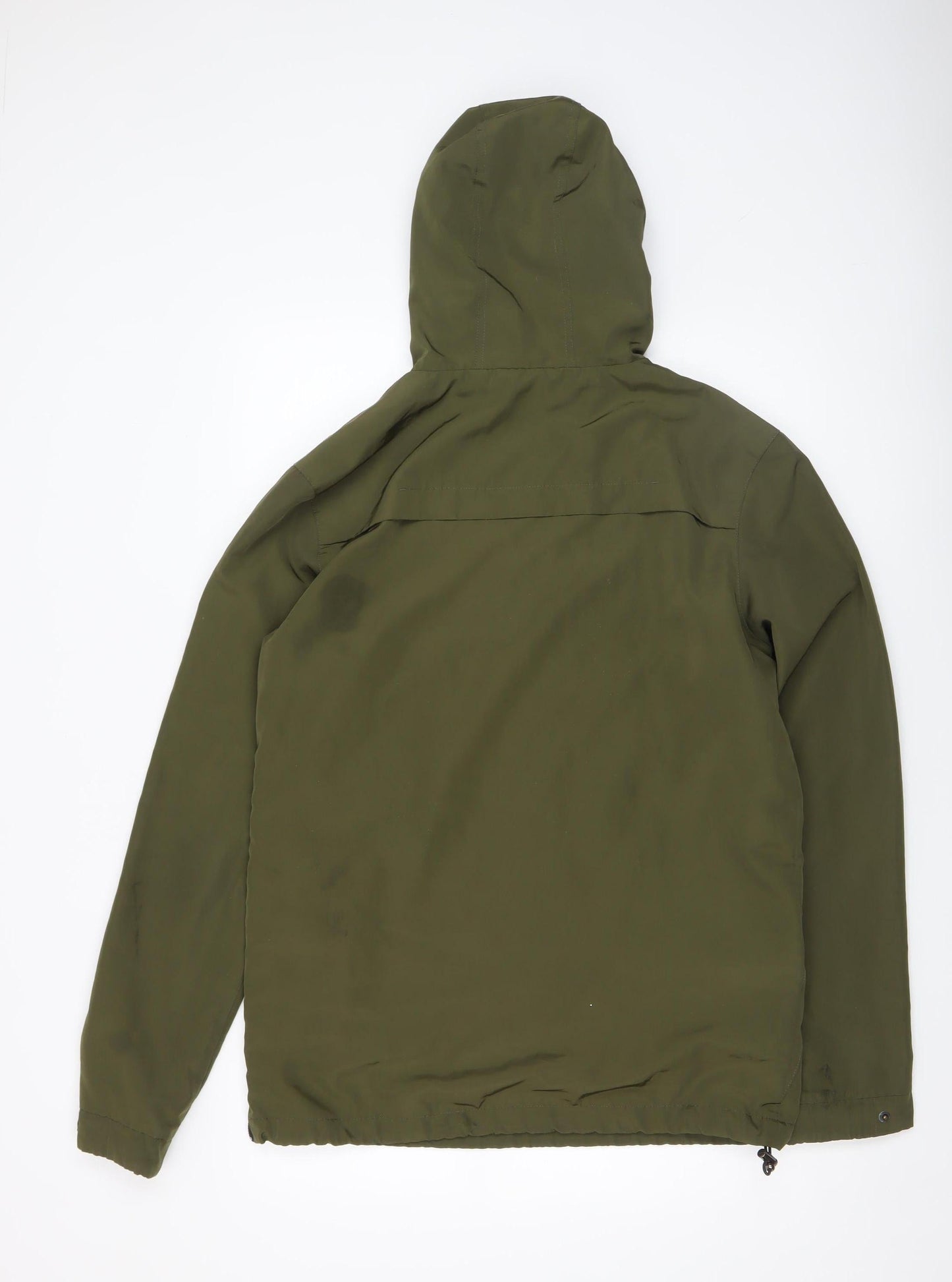 Mens UK Size M 11 degrees Green Anorak Coat