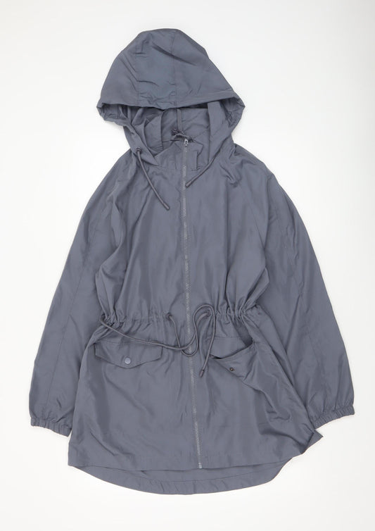 Womens UK Size 12 Primark Grey Anorak Coat