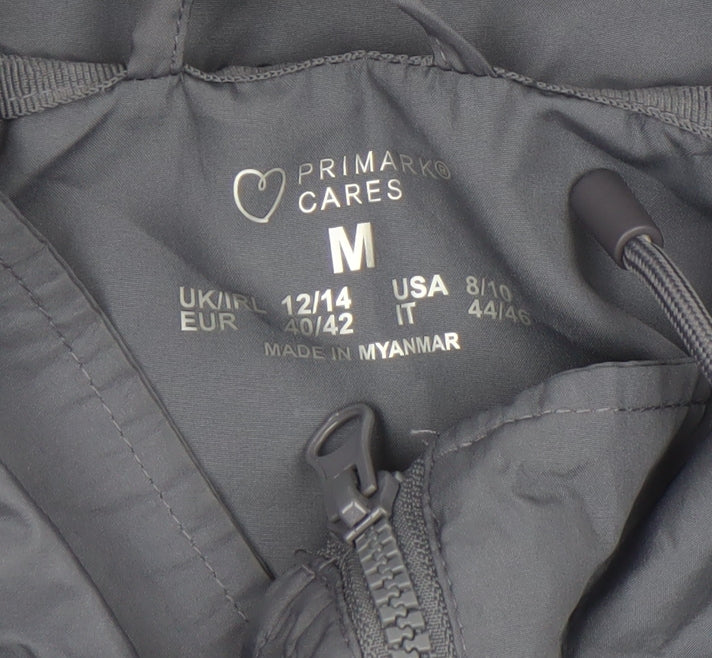 Womens UK Size 12 Primark Grey Anorak Coat