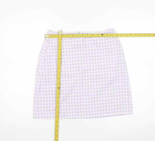 Womens UK Size S Noisy may Straight & Pencil Tweed Skirt
