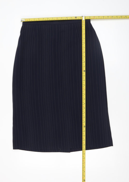 Womens UK Size 12 Tod Barry Straight & Pencil Twill Skirt