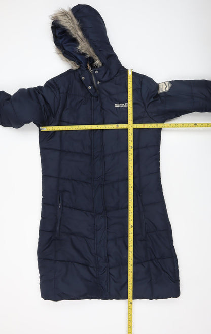 Womens UK Size 12 Regatta Blue Puffer Jacket