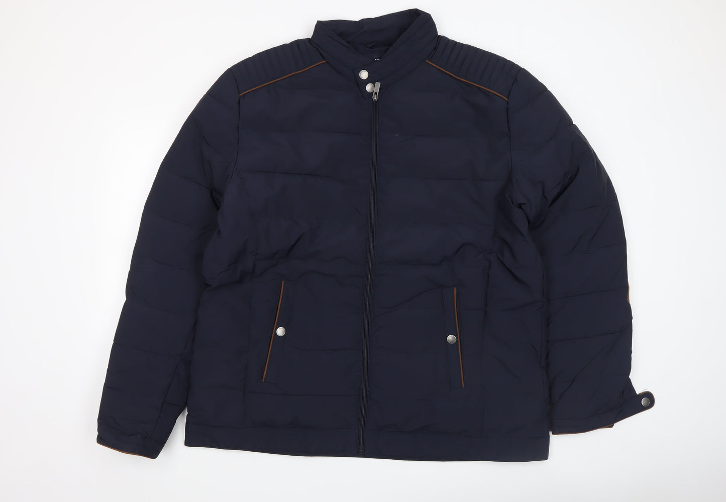 Mens UK Size 3XL Armand Thiery Blue Puffer Jacket