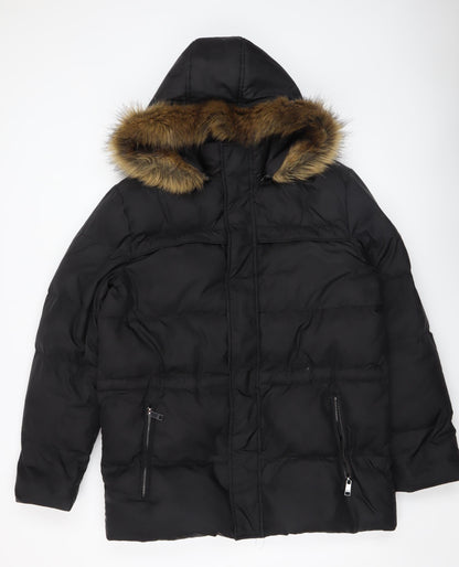 Mens UK Size M Marc New York Andrew Marc Black Puffer Jacket