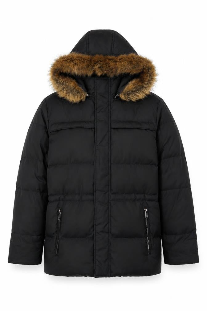 Mens UK Size M Marc New York Andrew Marc Black Puffer Jacket