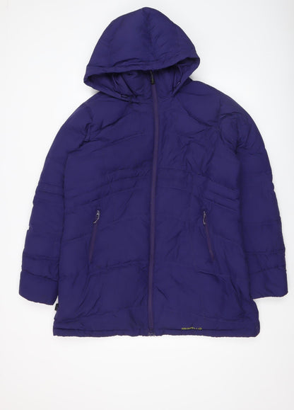 Womens UK Size XL Merrell Purple Puffer Jacket