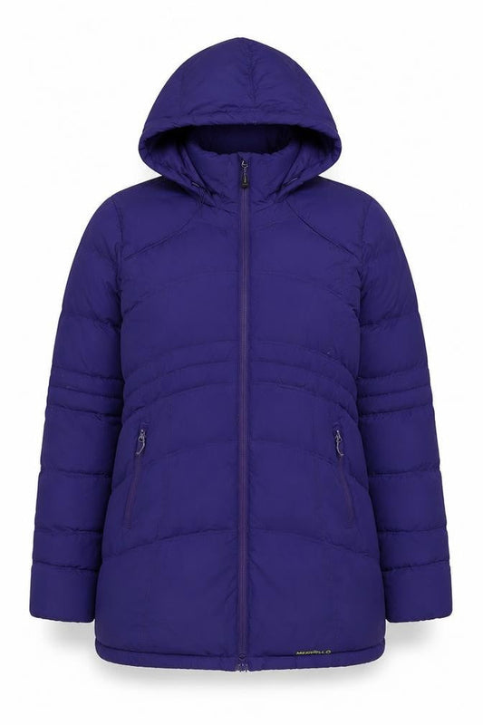 Womens UK Size XL Merrell Purple Puffer Jacket