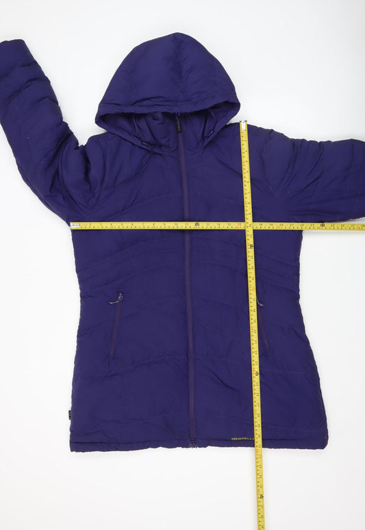 Womens UK Size XL Merrell Purple Puffer Jacket