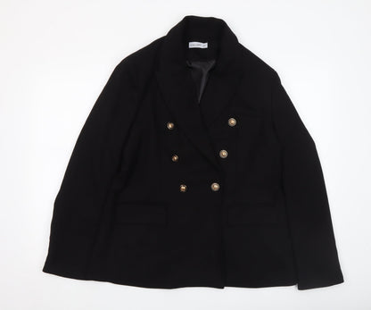Womens UK Size 16 Gallery Regular Black Blazer
