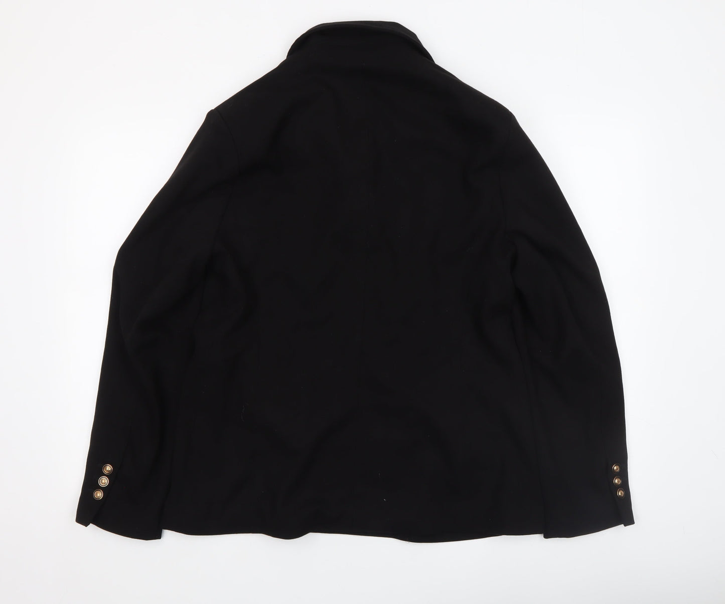 Womens UK Size 16 Gallery Regular Black Blazer
