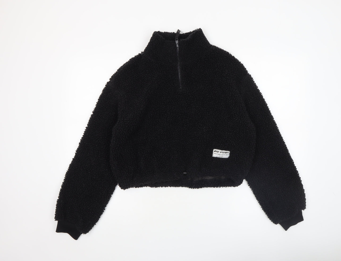 Womens UK Size S H&M Black Pullover Sweatshirt