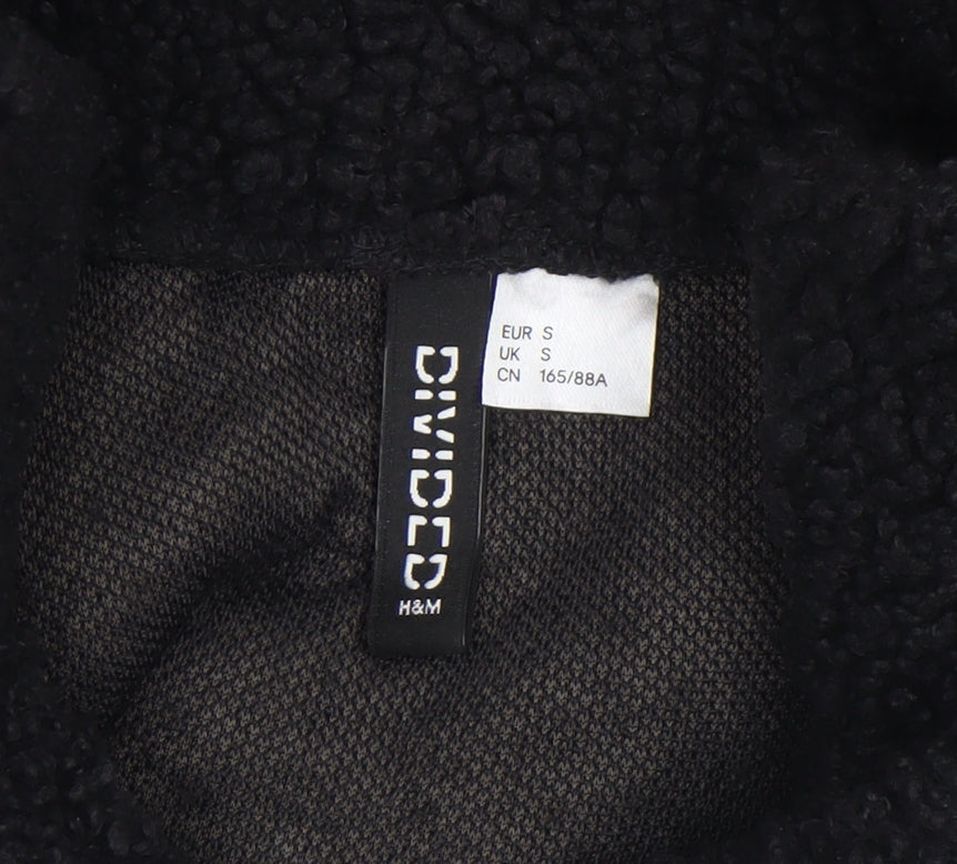 Womens UK Size S H&M Black Pullover Sweatshirt