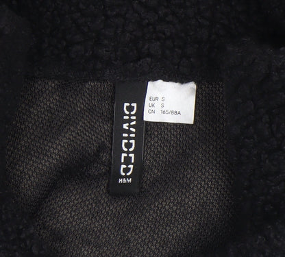 Womens UK Size S H&M Black Pullover Sweatshirt