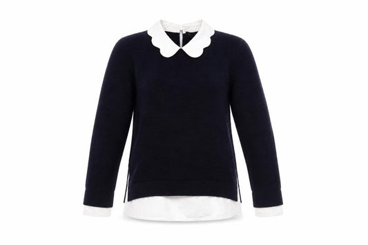 Womens UK Size 14 Ted Baker Blue Pullover Jumper