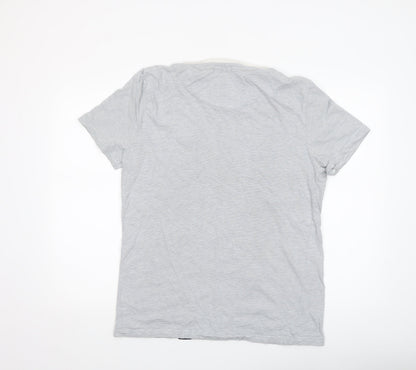Mens UK Size XL Paraffin Grey  T-Shirt