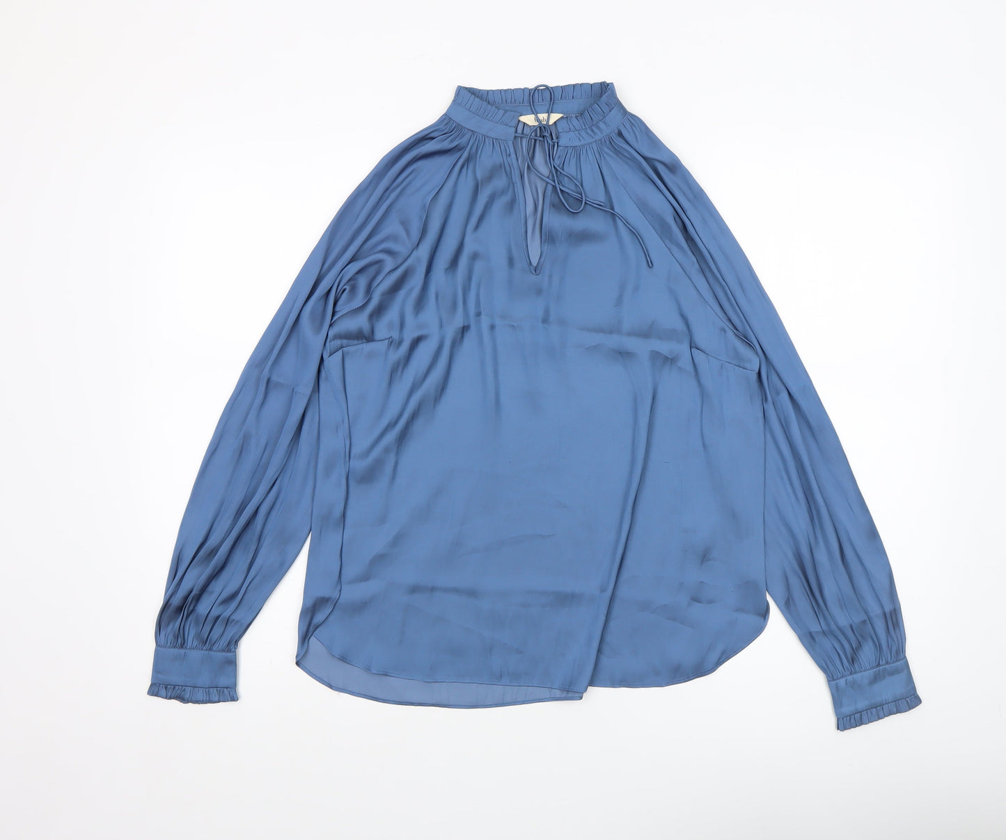 Womens UK Size 4 Hush Blue Tunic Blouse