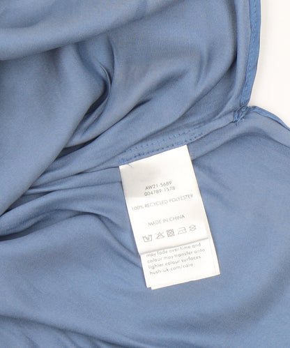 Womens UK Size 4 Hush Blue Tunic Blouse