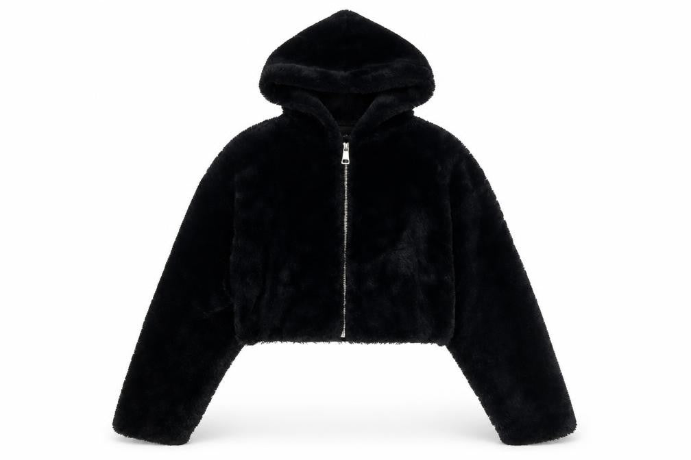 Womens UK Size XS Urban Outfitters Black Bomber Jacket