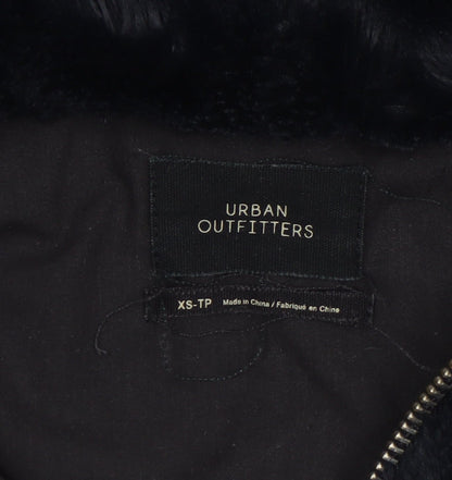 Womens UK Size XS Urban Outfitters Black Bomber Jacket