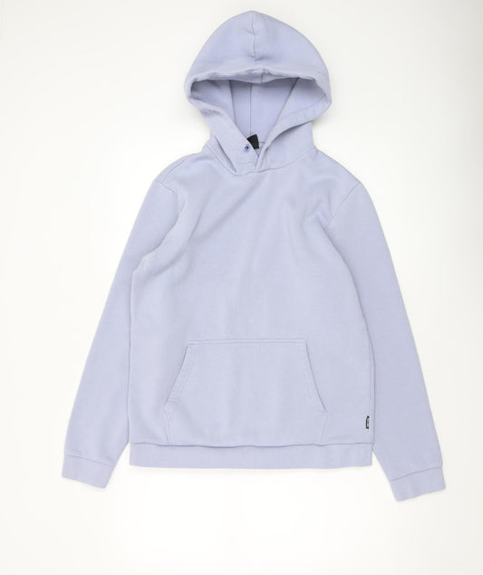 Mens UK Size S ONLY & SONS Blue Pullover Hoodie