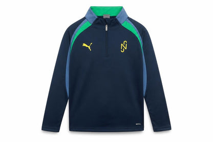 Puma Boys Blue 1/4 Zip Long Sleeve Training Top 9-10 Years