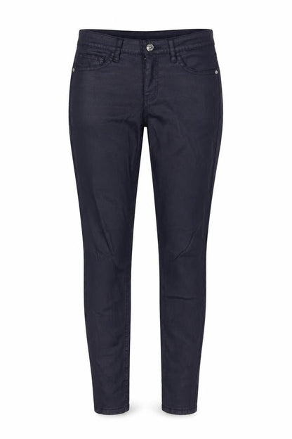 Mango Women Black Cotton Stretch Jegging Trousers Size 6