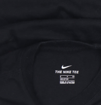Boys UK Size 128-137cm Nike Black Basic T-Shirt