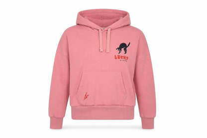 Womens UK Size 8 Superdry Pink Pullover Hoodie
