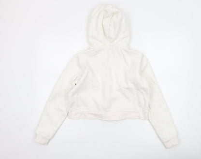 Womens UK Size 12 Slazenger White Full Zip Hoodie