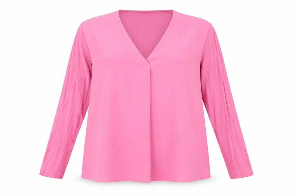 Womens UK Size XL Dunnes Pink Tunic Blouse