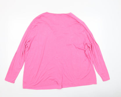 Womens UK Size XL Dunnes Pink Tunic Blouse
