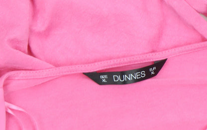 Womens UK Size XL Dunnes Pink Tunic Blouse