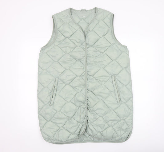Womens UK Size M Junnes Store Green Quilted Coat