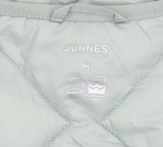 Womens UK Size M Junnes Store Green Quilted Coat