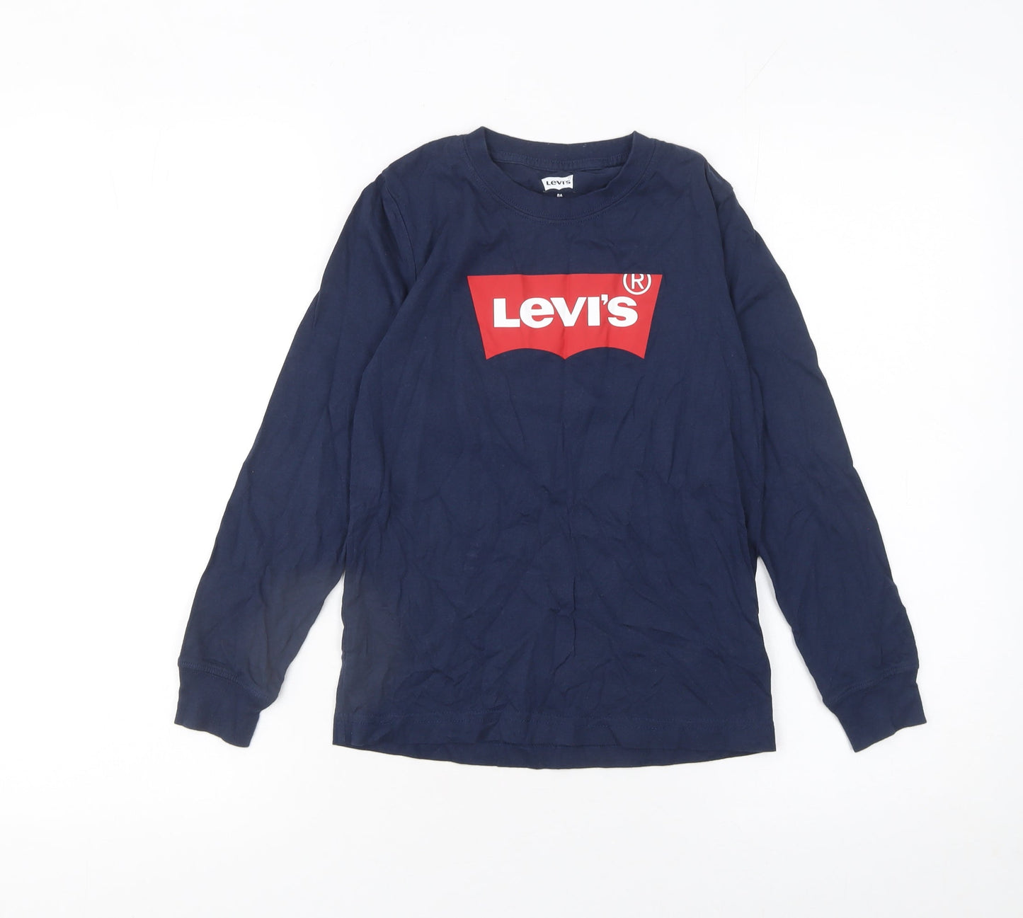 Boys UK Size 8 Years Levi's Blue Basic T-Shirt