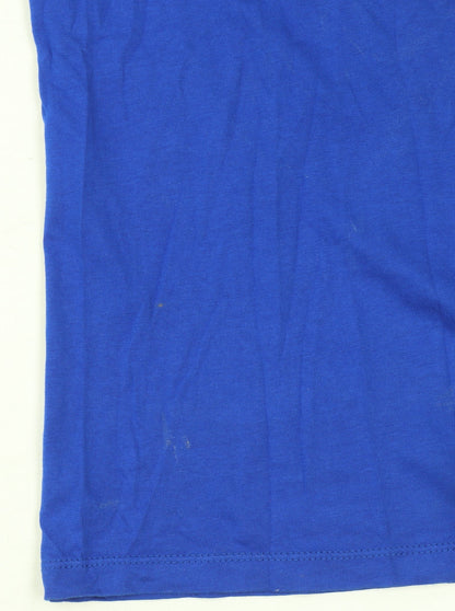 Boys UK Size 10 Years Tommy Hilfiger Blue Basic T-Shirt