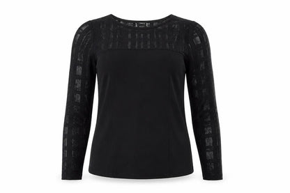 Womens UK Size 10 River Island Black Basic Blouse