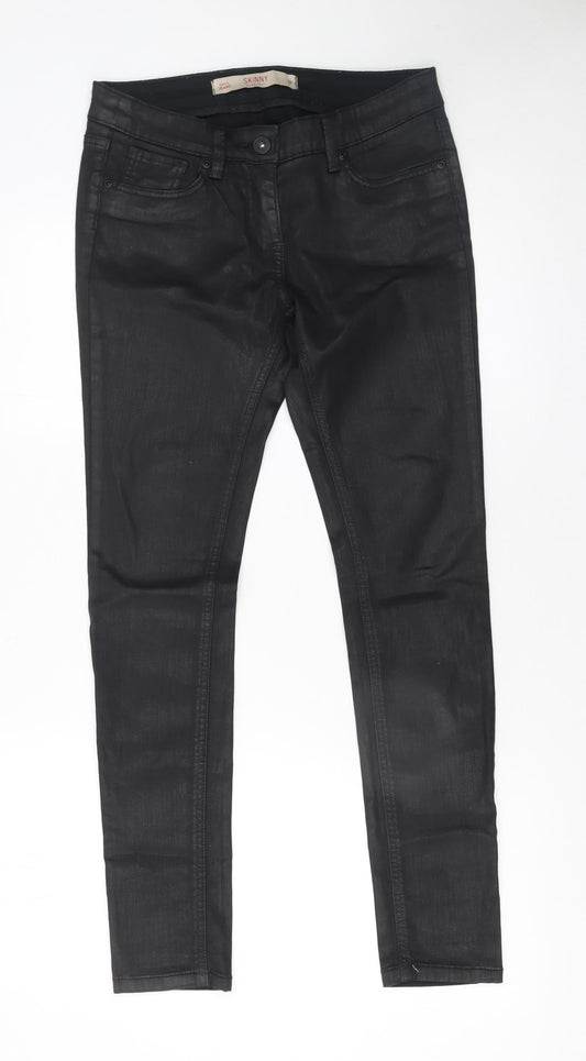 Womens UK Size 8 NEXT Slim Fit Jegging Black Trousers