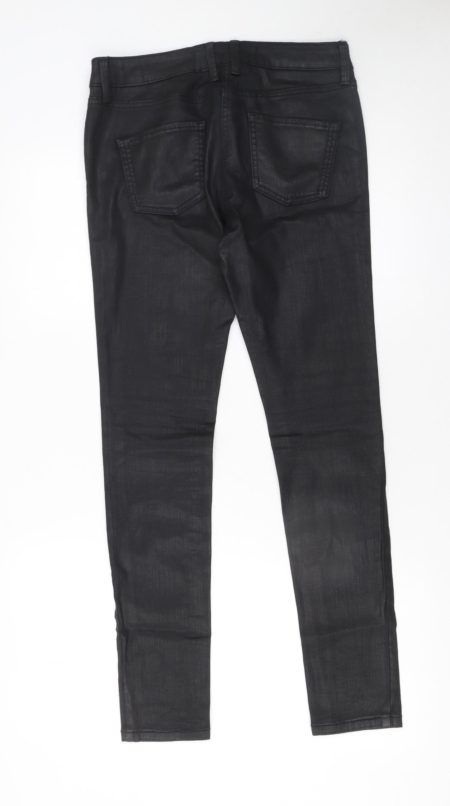Womens UK Size 8 NEXT Slim Fit Jegging Black Trousers