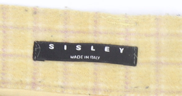 Womens UK Size 14 Sisley Straight & Pencil Tweed Skirt