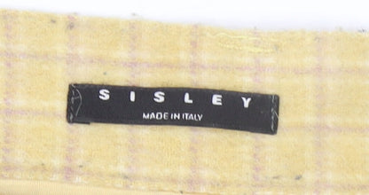 Womens UK Size 14 Sisley Straight & Pencil Tweed Skirt