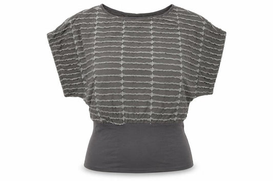 Womens UK Size S Apricot Grey Pullover Jumper