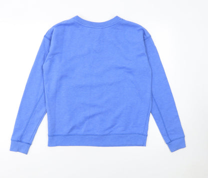 Womens UK Size S IVY PARK Blue Pullover Sweatshirt