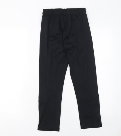 Boys UK Size S Under armour Regular Fit Jogger Black Trousers
