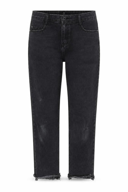 Womens UK Size 12 Missguided Regular Fit Ankle Black Jeans