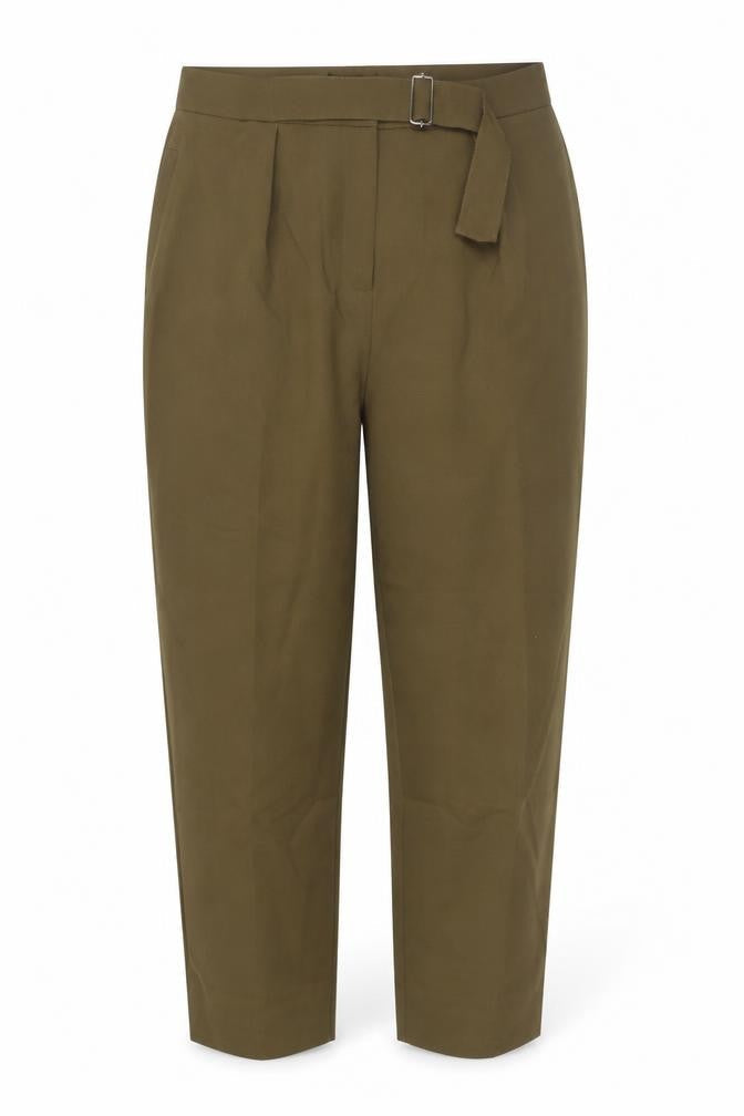 Womens UK Size 14 Topshop Regular Fit Paperbag Brown Trousers